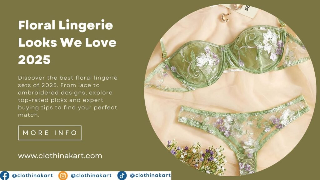 Floral Lingerie