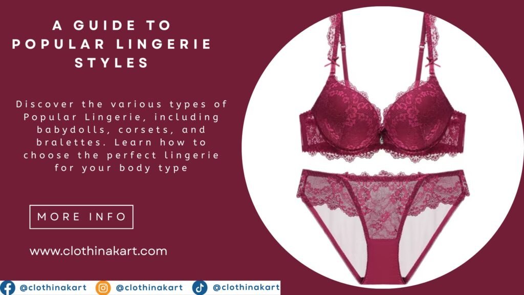 Popular Lingerie Styles