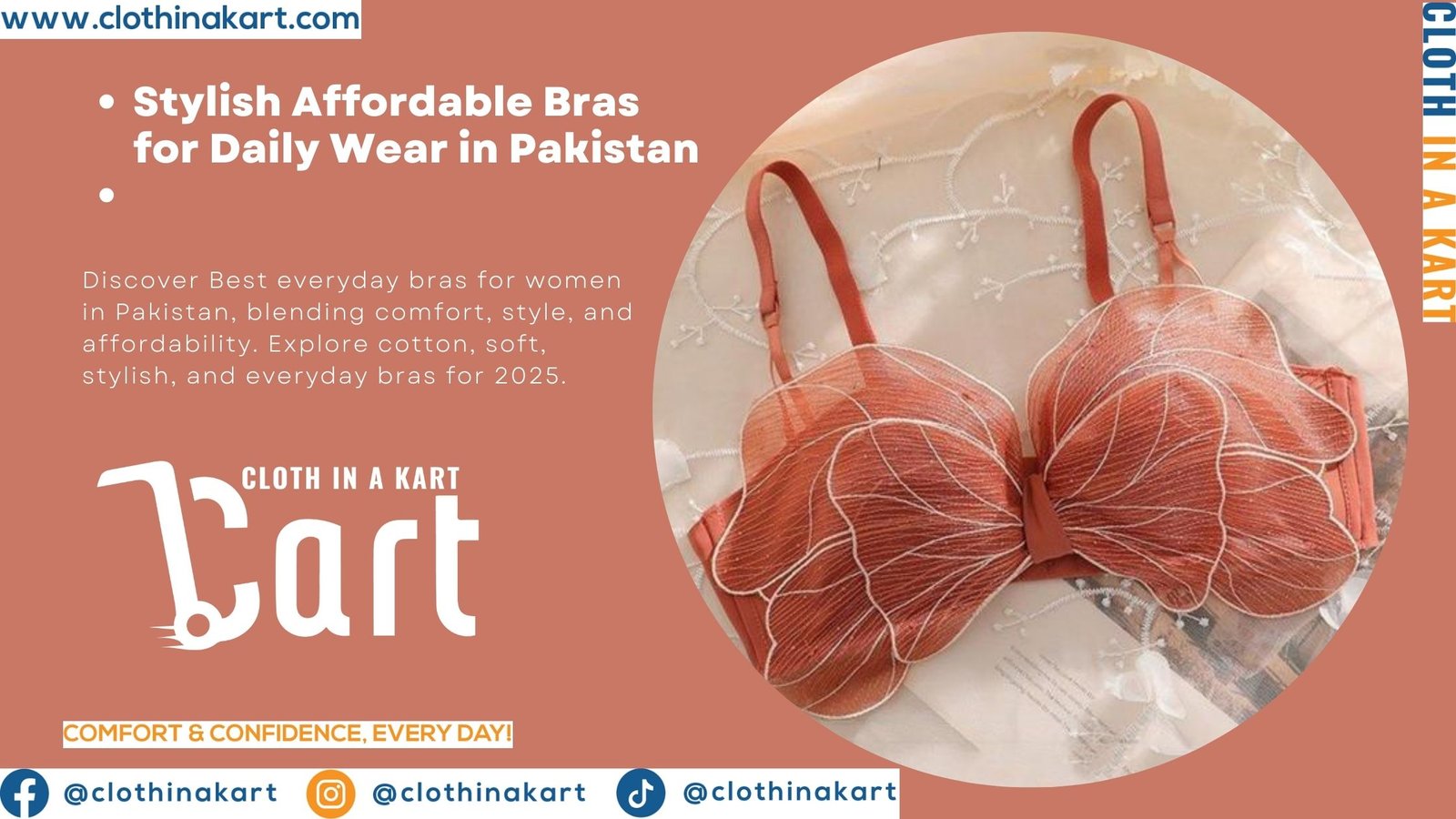 Stylish Affordable Bras for Daily Wear in Pakistan